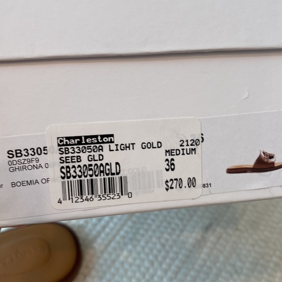 SEE BY CHLOE gold sandal / slide Size 6 - Picture 5 of 5